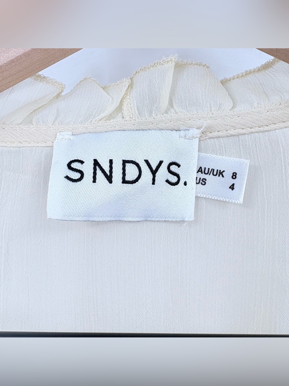 SNDYS Cream Bali Top - Picture 7 of 14